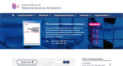 Desktop Screenshot of jtoxsci.org
